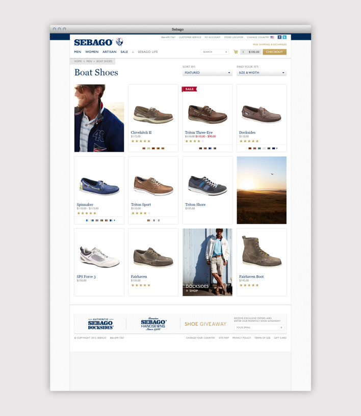 sebago store locator