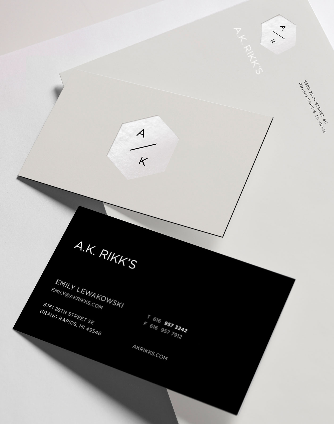 A.K. Rikk's Branding - Business Cards